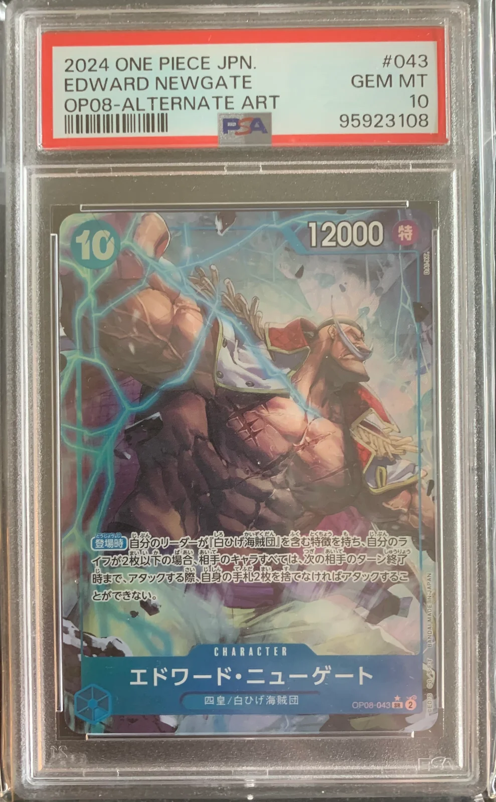 PSA10 One Piece Edward Newgate JP.