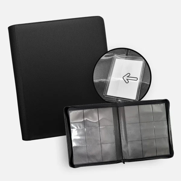 Toploader Xenon Binder 9-Pocket TCG Guru Black