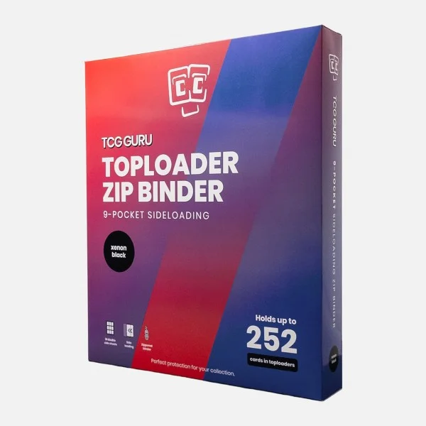 Toploader Xenon Binder 9-Pocket TCG Guru Black